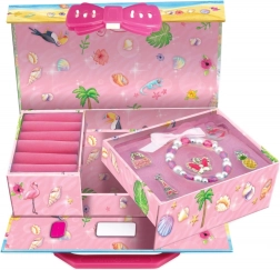 Šperkovnice kufřík Plameňák