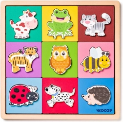 Motivi animali – puzzle educativi in legno