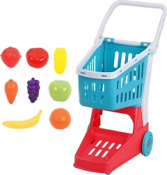 PlayGo shopping cart with groceries