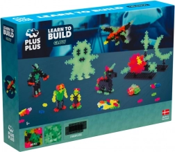 Plus-Plus Learn to Build Glow-in-the-Dark – Construction Set 500 pieces