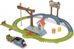 Thomas & Friends Paint Delivery Set – Motorized Train Set with Crane