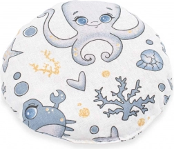 Warming and cooling pillow with cherry pits New Baby Basic blue