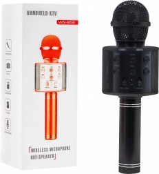 Karaoke Microphone with Speaker – black