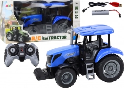 RC Tractor 2.4G with Remote Control and Sounds – Blue