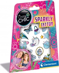 Crazy Chic Glinsterende Tatoeages van Clementoni