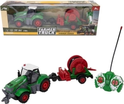 Afstandsbediende tractor met besproeiingsslang