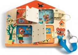 Casetta con serrature Cabanalock di Djeco