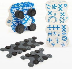 Clixo Designer Black & Grey – magnetic building set 9 pcs