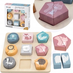 Viga Wooden Animal Puzzle