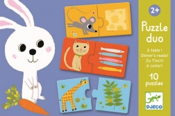 Duo Puzzle DJECO: Čo bude dnes na obed?