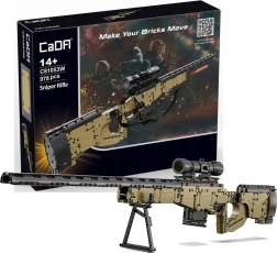 Set di costruzione CADA fucile di precisione SNIPER RIFLE 978 pezzi