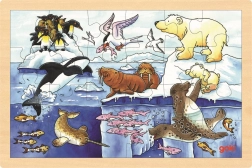 Puzzle en bois Animaux de l’Arctique