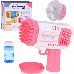 Dětská pistole na bubliny se světlem a tekutinou