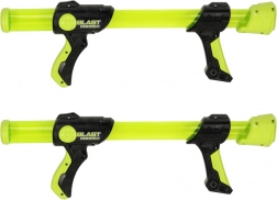 BLAST POPPER Foam Ball Blaster Set, 2 blasters + 2 masks + 48 balls