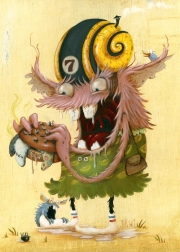 Puzzle Unhealthy Food - Zozoville by Heye, 1000 pieces