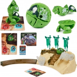 Bakugan Training Set z zeleno figurico Titanium Trox od Spin Master – strateška igra in vadbena arena