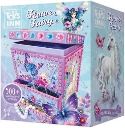 Kreativ mosaik-smykkeskrin FLOWER FAIRY Iris – TOYS INN