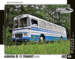 Puzzle retro autobus Karosa ŠL 11 Tourist 1973 – 40 elementów