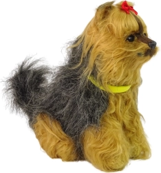 Interactive Plush Yorkshire Terrier Puppy with Sounds and Movements