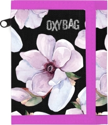 OXY Floral textile wallet with Velcro