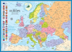 Puzzel EUROGRAPHICS kaart van Europa 1000 stukjes