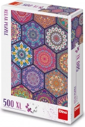 Relaxační puzzle s mandalami 500 XL dílků