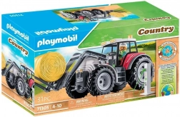 Set de figurines COUNTRY : grand tracteur électrique avec toit basculant