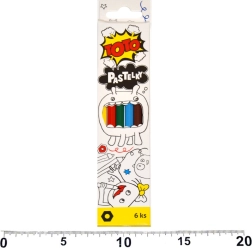 Hatszögletű színes ceruzák 6 db