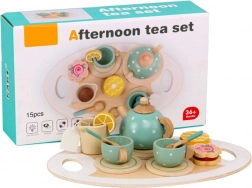 Wooden tea and picnic set for children