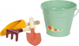 Set di attrezzi da giardinaggio con secchio per bambini Tiny Garden