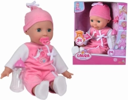 Pop Laura met kindergebrabbel 38 cm