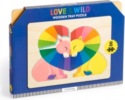 Mudpuppy Wooden Puzzle Love in the Wilderness
