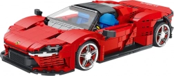 Building Kit Sports Car Red 1168 Pieces