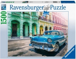 Puzzle 2D 1500 pezzi – auto a Cuba