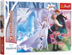 Puzzle od 200 dijelova – čarobni svijet sestara DISNEY FROZEN Trefl