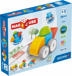 Geomag Magicube Car – magnetic building set for little ones (10 pieces)