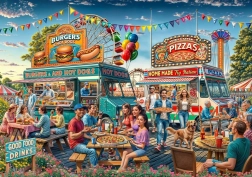 Puzzle Bluebird Mobile Snack 2000 Pieces