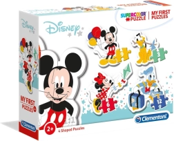 Moje první puzzle MICKEY MOUSE 4v1 (3, 6, 9, 12 dílků) – CLEMENTONI