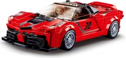 Sluban red Italian sports car Model Bricks building set