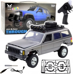 Auto fuoristrada RC 4x4 Argento 1:12