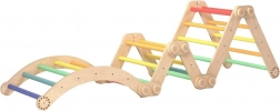 BusyKids grande set da arrampicata pieghevole arcobaleno