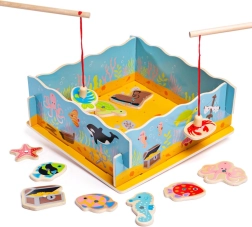 Houten magnetisch visspel BIGJIGS TOYS