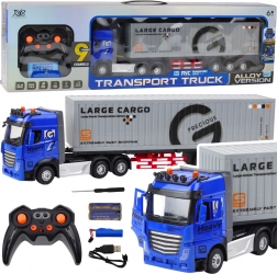 Remote-controlled freight truck with container