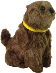 Interactive plush puppy with sounds and a wagging tail