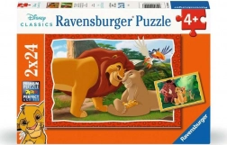Puzzle Disney Kralj lavova 2x24 komada