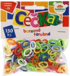 Barevná céčka 150 ks plast v sáčku