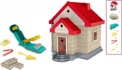 Kinetični pesek – gradbeni komplet z opekami Hiša 750 g