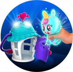 Lichtgevend huisje met eenhoorn Lumiluvs