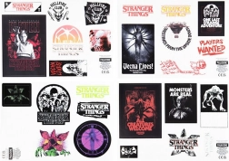 selvlysende klistermærker Stranger Things – sæt 14 stk.