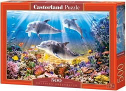 Puzzle 500 dielikov Dolphins Underwater